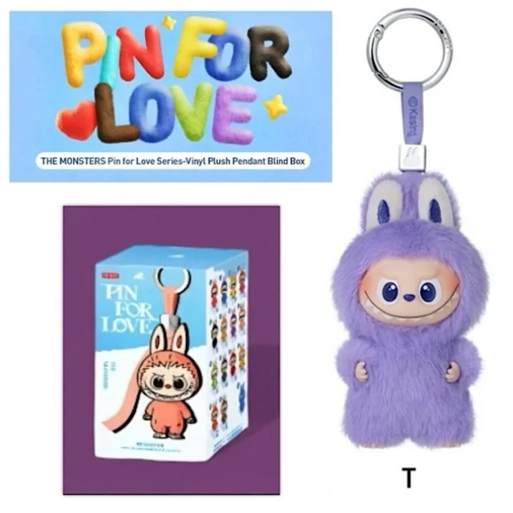 Pop Mart The Monsters Pin For Love Labubu - T